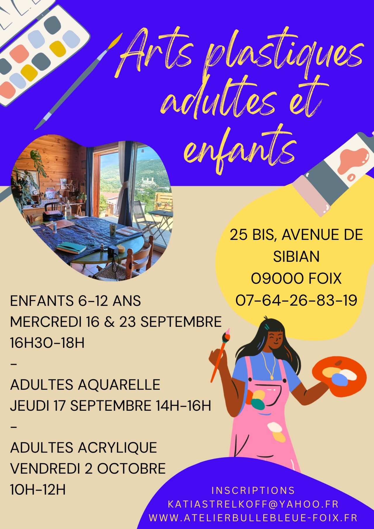 date des cours d'essai pour adultes et enfants rentrée 2026